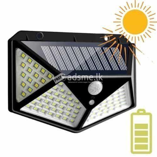 100‑LED Solar Work Light with Motion Sensor