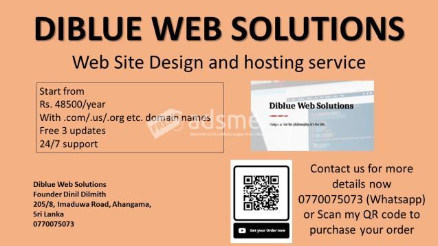 Web Site designing and hosting