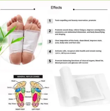 Kinoki Foot Detox Cleaning Patches – 10 Pads 100% Natural | Pain Relief | Better Sleep | Toxin Removal