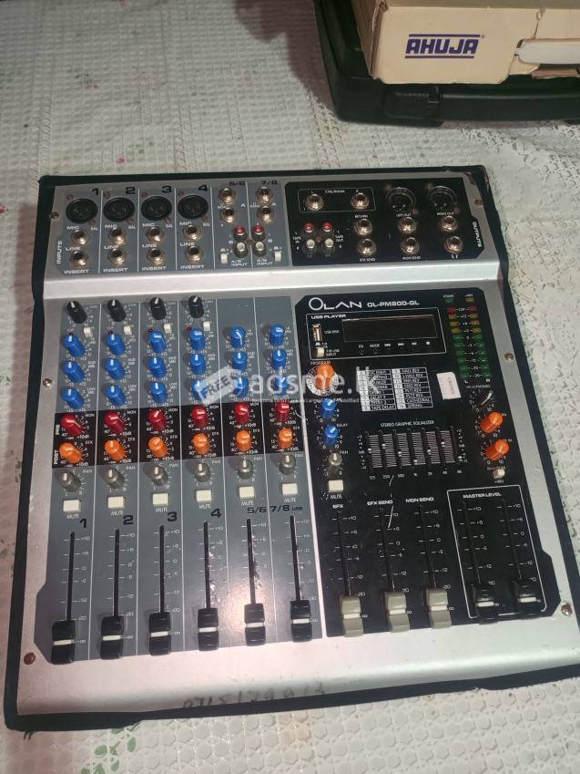 4 channel olan powered mixer