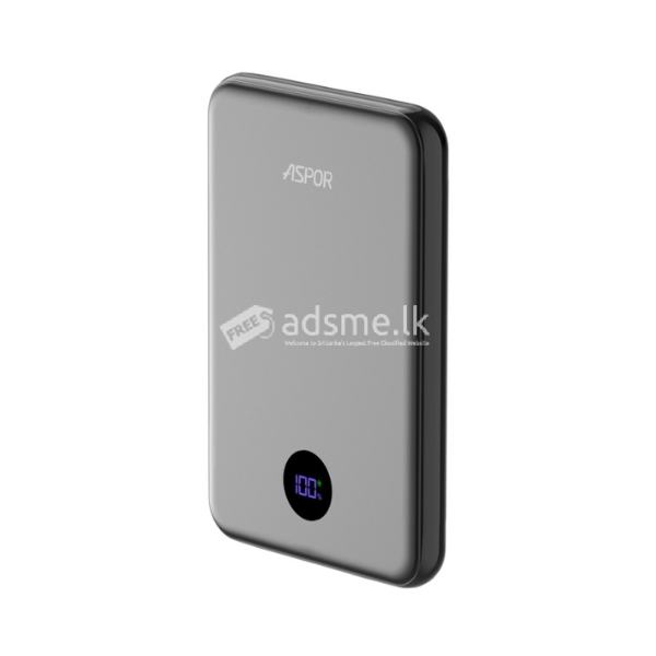 Aspor A385 10000mAh Magnetic Wireless Powerbank