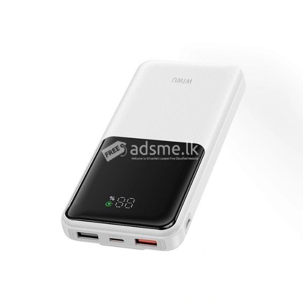 WiWU Wi-P081 22.5W 10000mAh Essen Power Bank – Black / White
