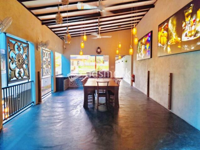 Restaurant with Swimming Pool for Sale in Ambalangoda.