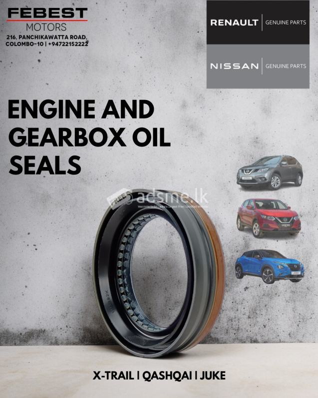 Nissan X-Trail Qashqai Juke Engine and Gearbox Oil Seals