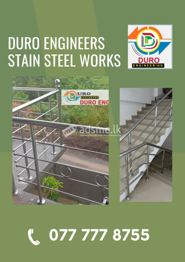Stainless steel railings Sri Lanka