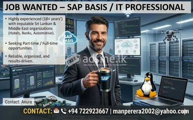 JOB WANTED – SAP BASIS / IT