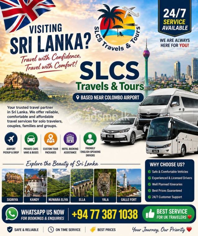 THE LEADING TRANSPORT SERVICE IN SRI LANKA - SLCS TRAVELS AND TOURS