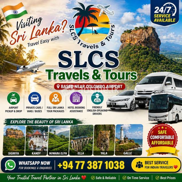 THE LEADING TRANSPORT SERVICE IN SRI LANKA - SLCS TRAVELS AND TOURS