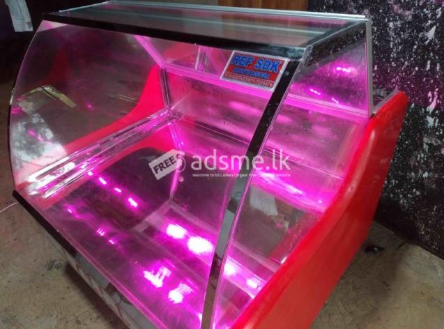 Chicken and fish display freezers
