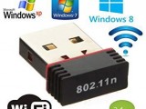 Wifi Adapter for PC 150Mbps USB Wireless Network Card with Driver CD