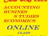 AL-Accounting/ Economics /Business Studies =ONLINE CLASS