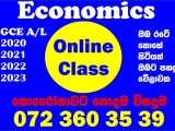 Economics for GCE A/L -Online Class