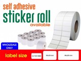 self adhesive sticker roll
