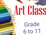 Art class for grade 6 to 11