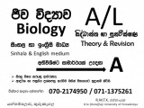 Biology A/L (Sinhala/English Medium)
