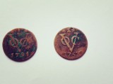 VOC COINS FROM 1753 AND 1791