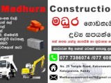 Madhura Construction Machine Suppler kandy