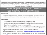 Trainee Project Manager