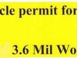 Vehicle Permit