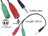 Dual jack hand free cable for online clsss