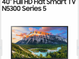 Samsung 40” Smart Tv