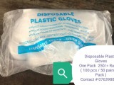 Gloves - Disposable polythein Gloves