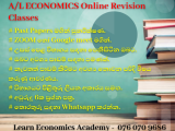 A/L ECONOMICS Online Revision Classes