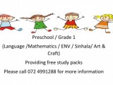 Online/ Individual class for Pre-school to Grade1