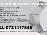 English medium classes