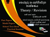 A/L ICT - Theory/ Revision (Grade 12, 13)