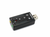 New 7.1 External USB Sound Card USB to Jack 3.5mm Headphone Audio Adapter