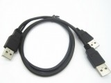 1 in 2 out usb data power Y shape splitter cable