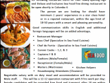 Vacancies – Sea Food Restaurant-Colombo