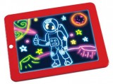 Magic Sketch Pad Kids Learning Drawing Magic Pad Light Up Drawing Pad Board Draw Sketch Board Art Board Write Learning Tablet with Pens
