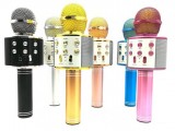 Professional Bluetooth Wireless Microphone WS 858 Speaker Handheld Microphone Karaoke Mic Music Player Singing Recorder KTV Microphone