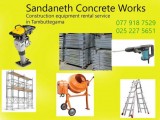 Sandaneth Concrete Supplier- Construction Equipment Rentals Tambuttegama