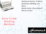 S900 Comb Binding Machine