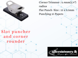 Slot puncher and corner rounder