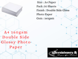 A4 160gsm Double Side Glossy Photo Paper