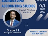 Business and Accounting Studies - O/Ls (ව්‍යාපාර හා ගිණුම්)