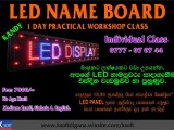 LED DISPLAY BOARD COURSE