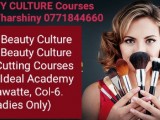 Beauty culture Courses