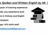 Online Spoken and Written English Classes