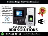 Realtime Finger Print Time Attendance Control