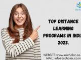 Top Distance Learning Programs in India 2023