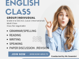 General English class from Grade 6 to GCE A/L (Local/International syllabus)