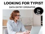 WE ARE LOOKING FOR TYPIST
