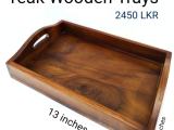 Real Wood Tray Rectangular