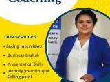 Business English, Presentation skills, Facing interviews.